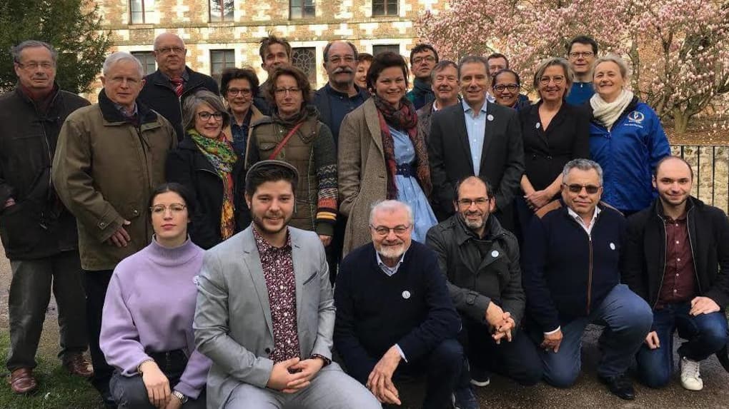 Une partie des candidats réunis samedi dans le parc Ronsard pour la photo de groupe.