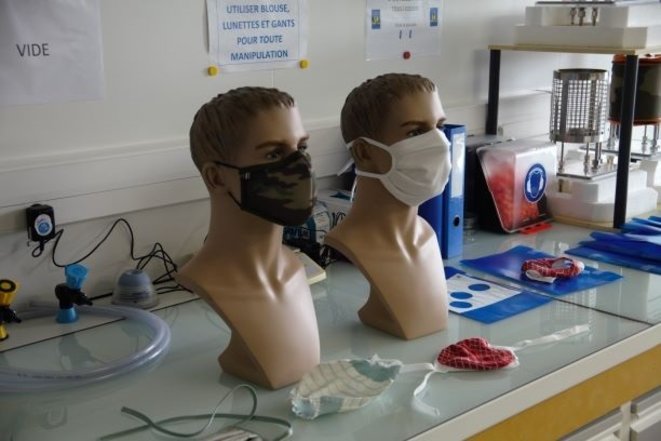 Dans le laboratoire de la DGA qui effectue les tests. © DGA