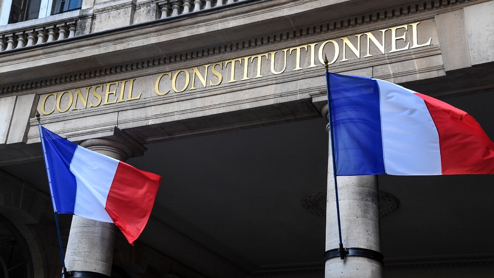 Conseil constitutionnel à Paris le 15 octobre 2018